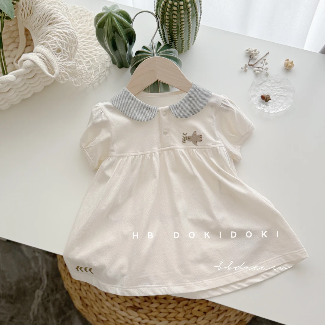 欢宝-婴梦儿-2025春夏-北欧之旅-外出翻领裙子-Y5503258