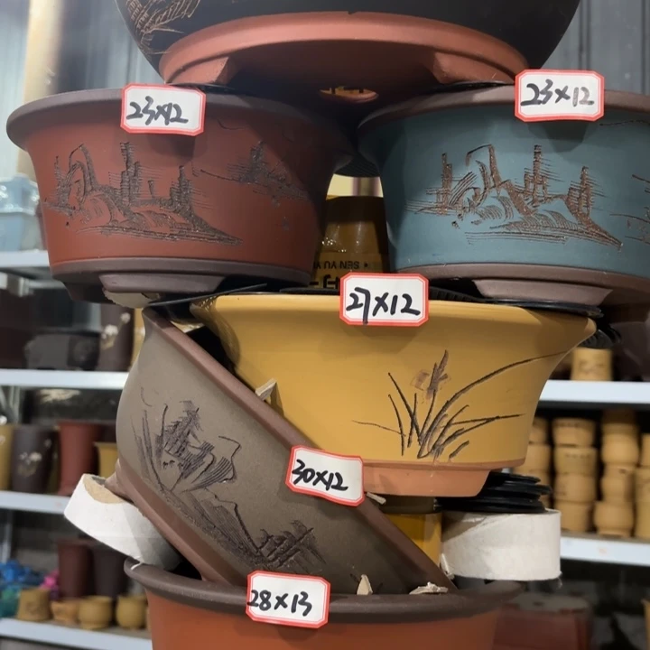 紫砂花盆              100-6