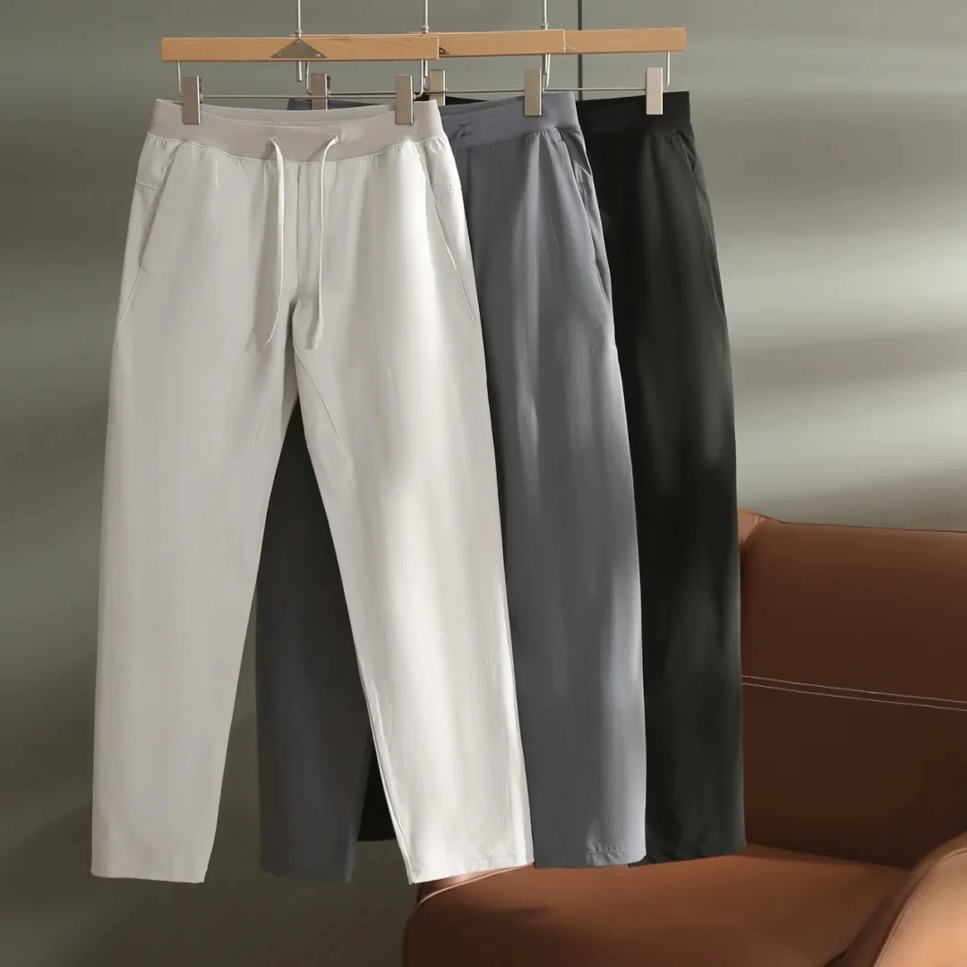 春秋男士经典裁剪运动长裤 定织橡筋 袋中袋设计13针精密双规车工