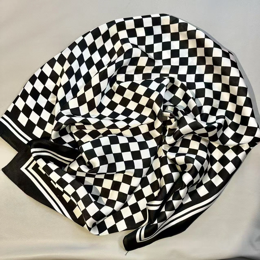 丝巾围巾女士披肩新款素雅百搭防晒优雅气质   70×70   7005