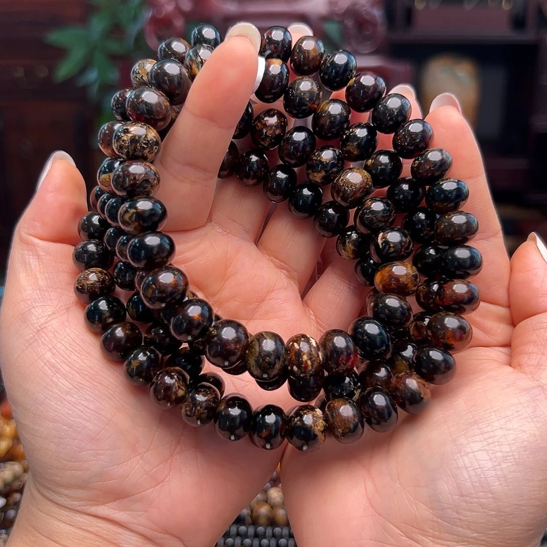 琥珀裸石未镶嵌深***生抚顺琥珀20375。12m m