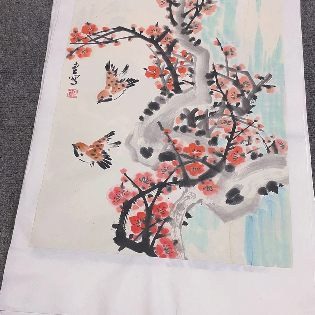 国画1.4平尺纯手绘国画作品