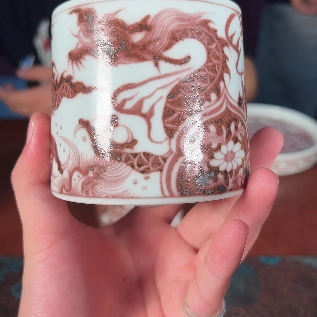 杯景德镇手绘艺术老万晚场