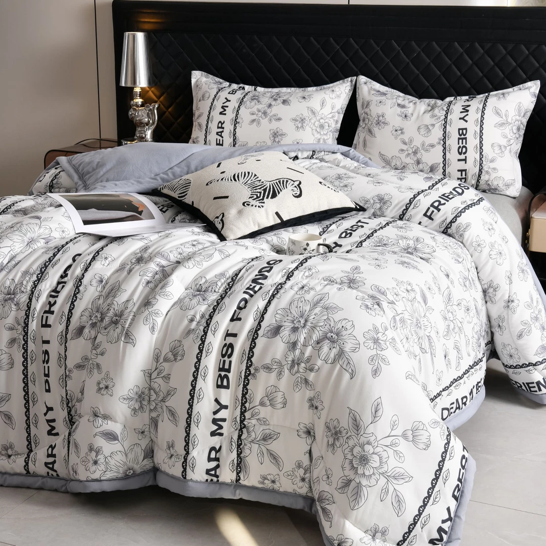 （免费试睡15天）保暖母婴级轻奢双面高密度精梳针织宿舍暖春被子