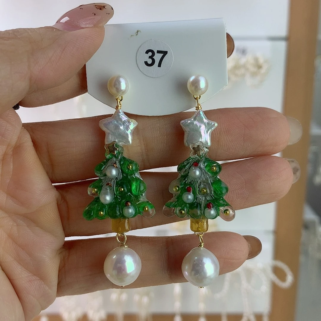 未镶嵌耳饰淡水珍珠