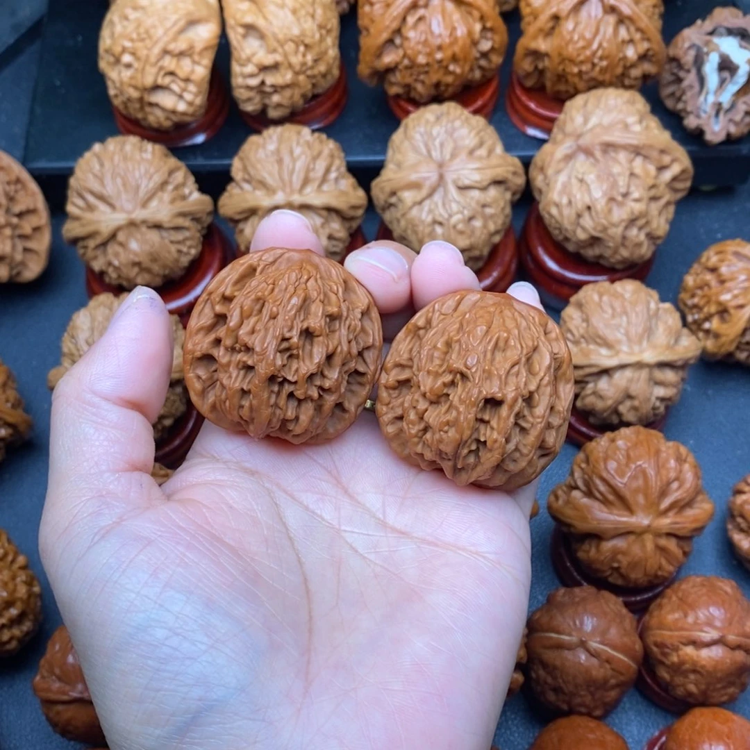 大***神把件文玩核桃虎头