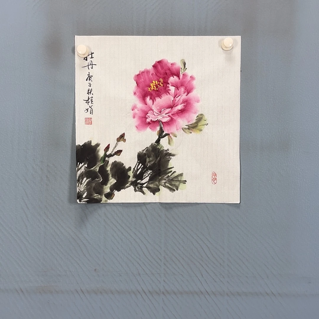 国画887 牡丹一如您的脸颊