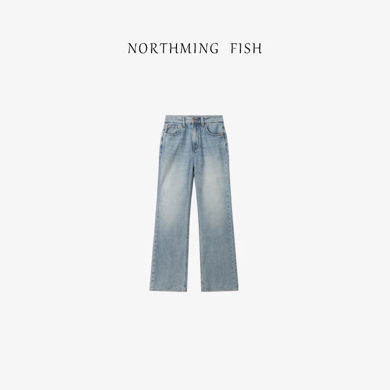 NorthMing fish 干净清爽 时髦洒脱桑蚕丝黑科技牛仔