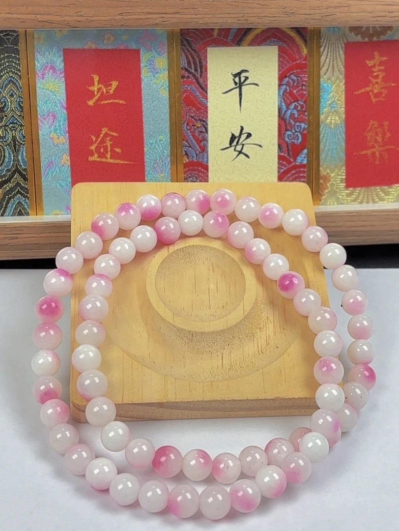 胭脂粉贝项链10cm 019