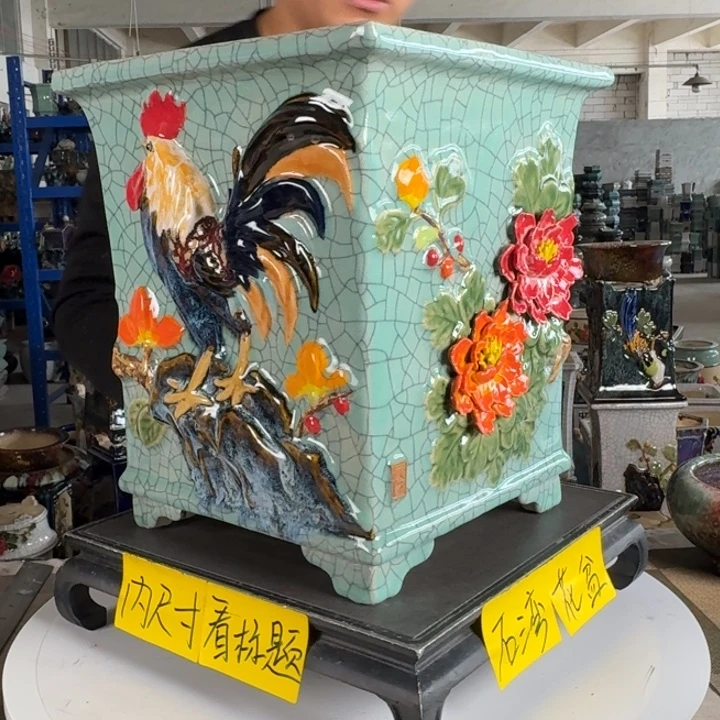 。一风堂石湾花盆 内22*28