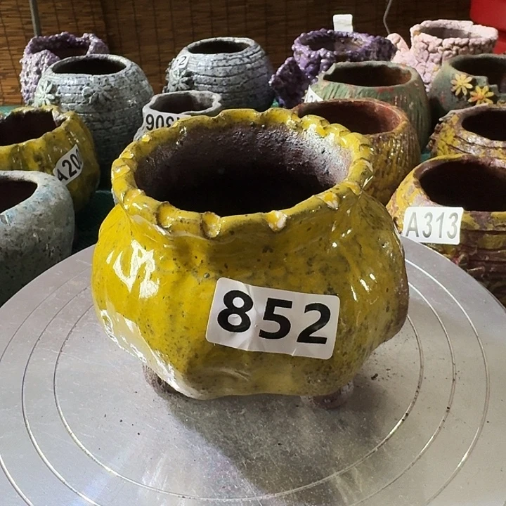 内口7高9粗陶手工