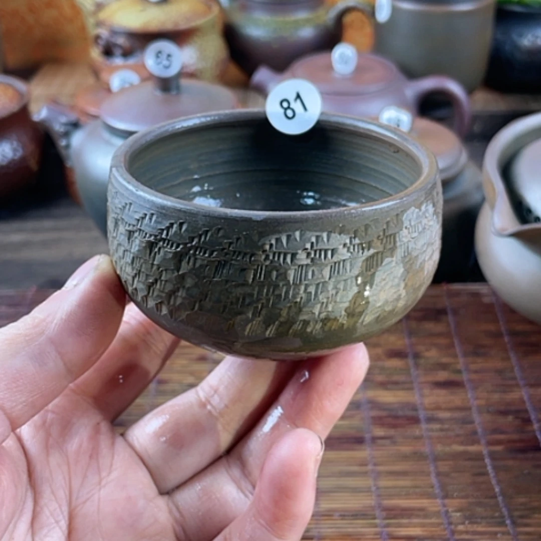 【闪购商品】柴烧主人杯100毫升左右微瑕