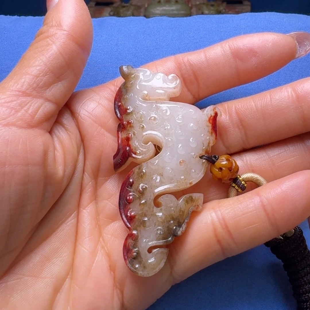 和田玉（糖玉）颈饰未镶嵌