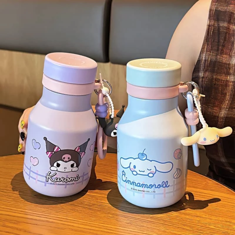 新款儿童保温杯学生便携大耳狗杯子316联名水壶可爱防烫水杯