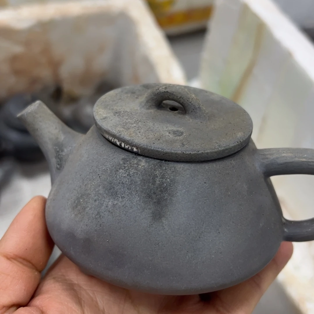 贵台龙窑柴烧茶壶40