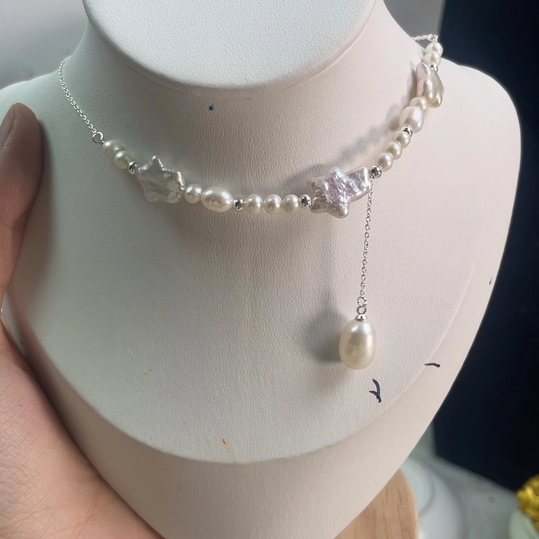 未镶嵌淡水珍珠耳饰敷