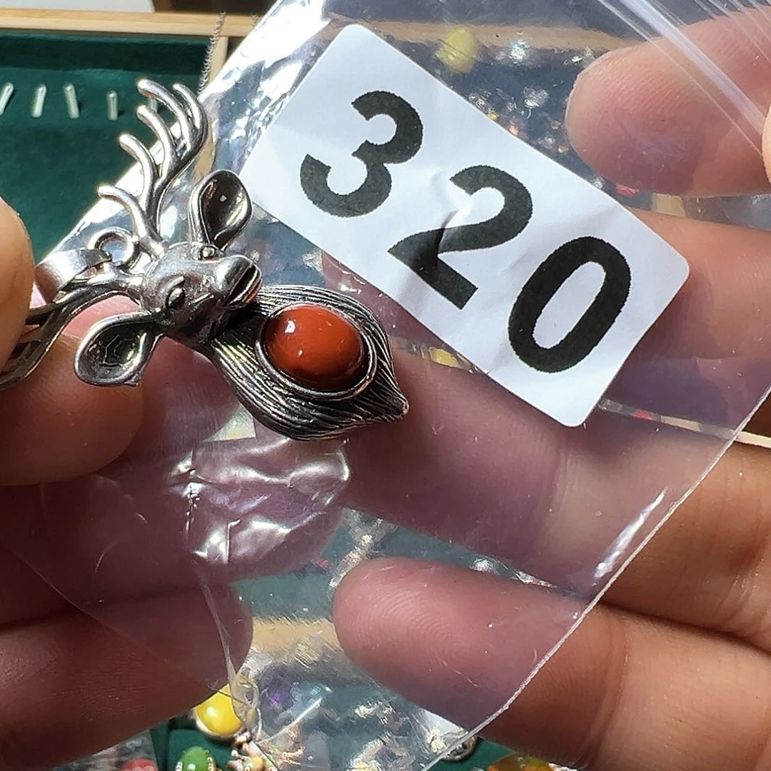 南红玛瑙颈饰未镶嵌海**檬