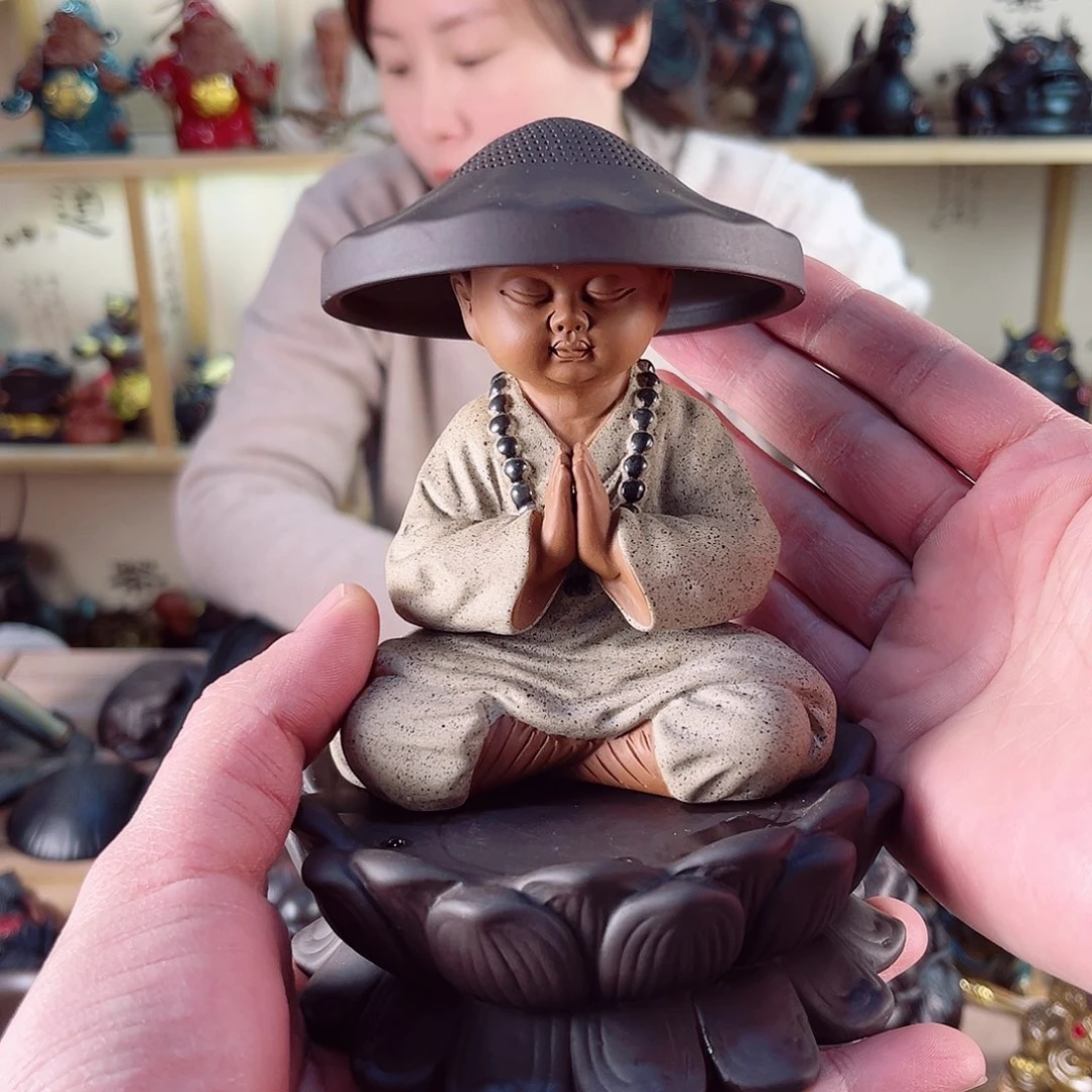 紫砂茶宠紫陶树脂茶宠摆件