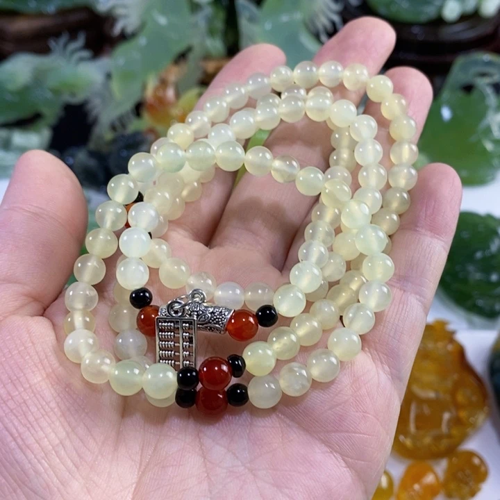 未镶嵌岫玉链链链