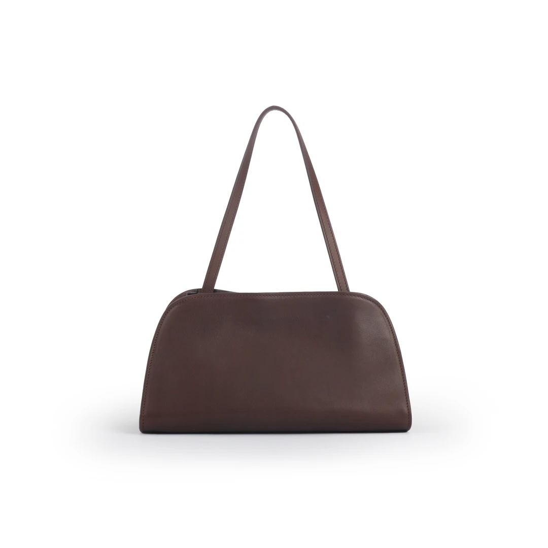 Rowpeggy高定手拎腋下斜背新款小众女士时尚真皮包包秋冬轻奢休闲