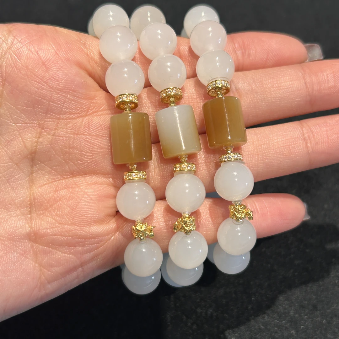 【仙糖】和田玉手串多样性发其一10mm 260123-17