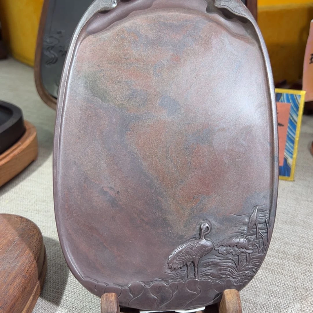 【闪购商品】禅*端砚甄选砚乡老宋坑8英寸