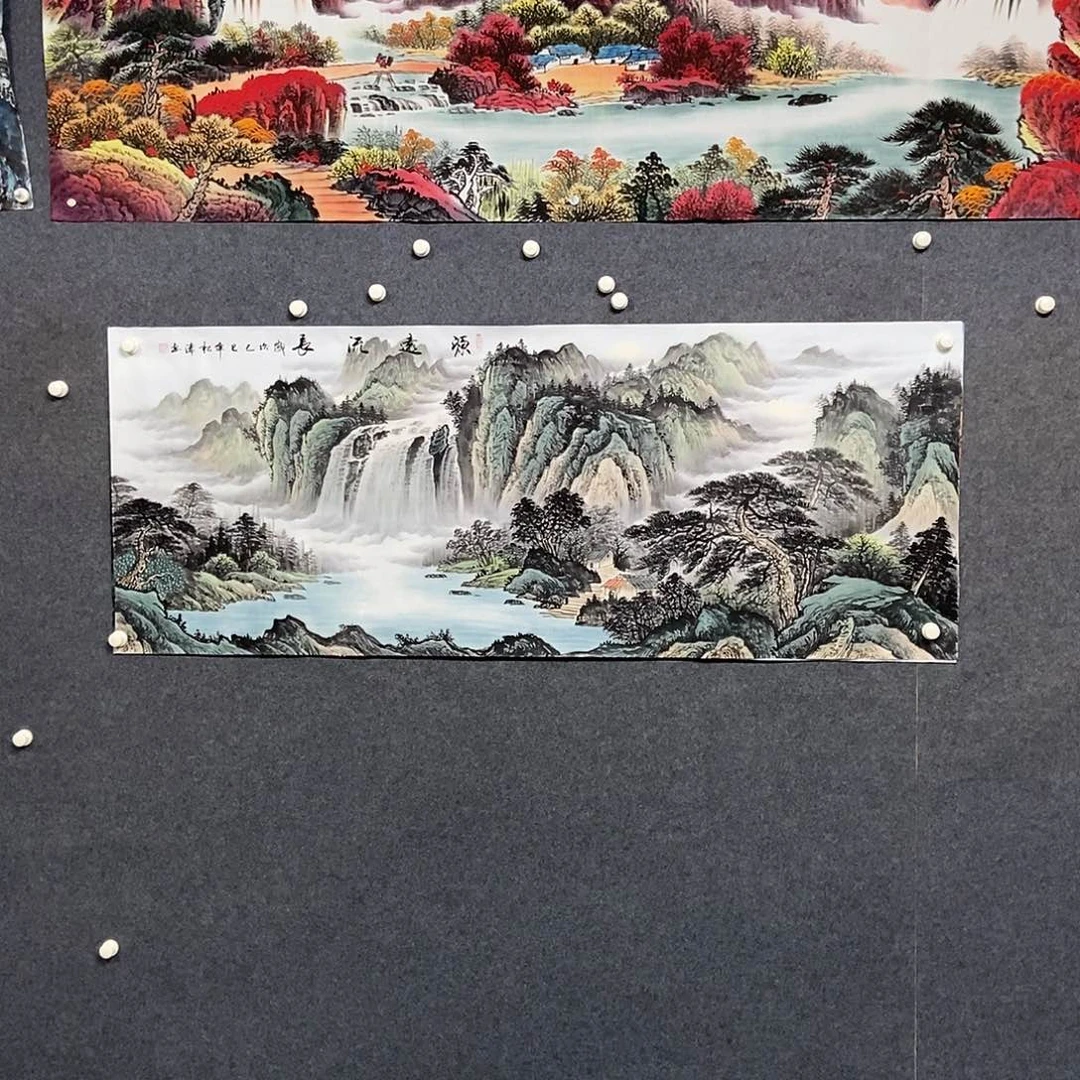 国画小六尺山水一幅