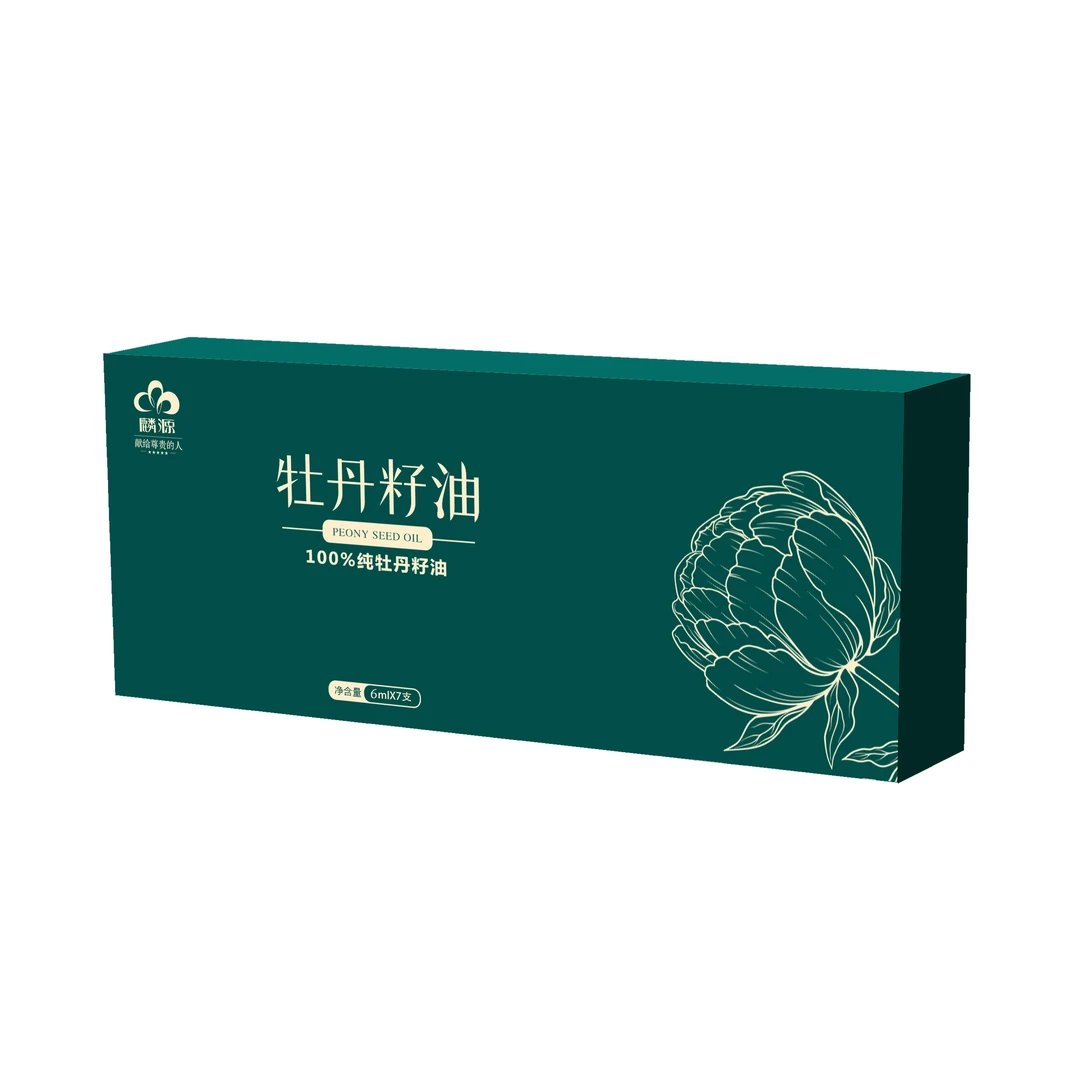 山东菏泽特产牡丹籽油6mlx7瓶补充身体亚麻酸