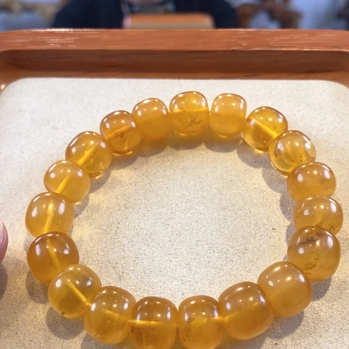 未镶嵌琥珀珠宝奇石12mm微瑕
