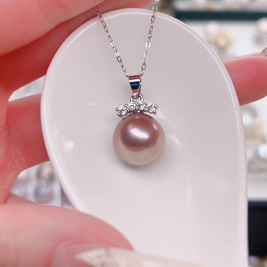 未镶嵌淡水珍珠吊坠(赠链)