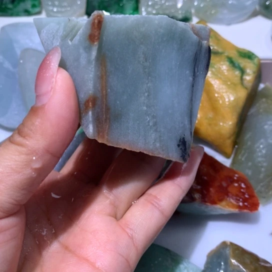 翡翠散珠翡翠边角料