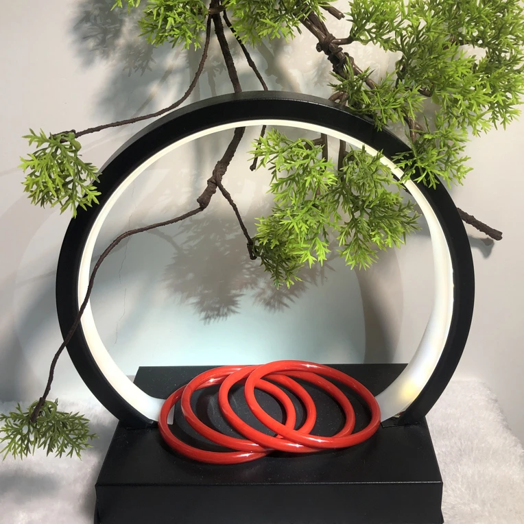 B100叮当正红色手镯