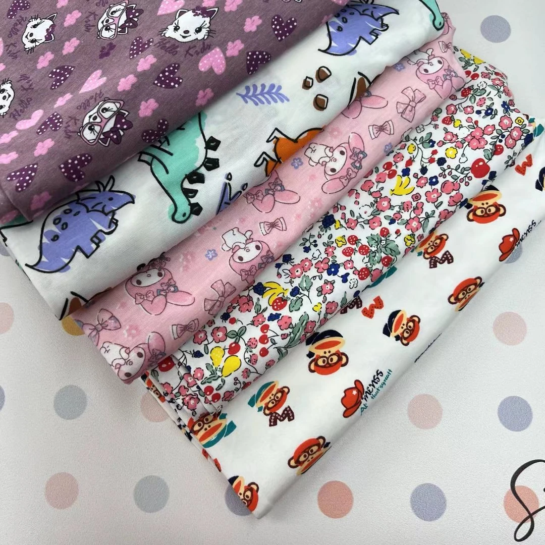 【外贸全棉】25新款春夏居家外穿遛弯裤舒适透气潮流印花睡裤家居裤