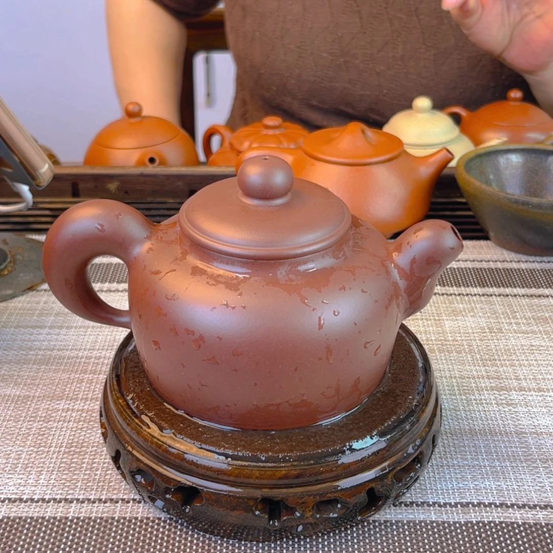 茶壶紫砂底槽清380cc