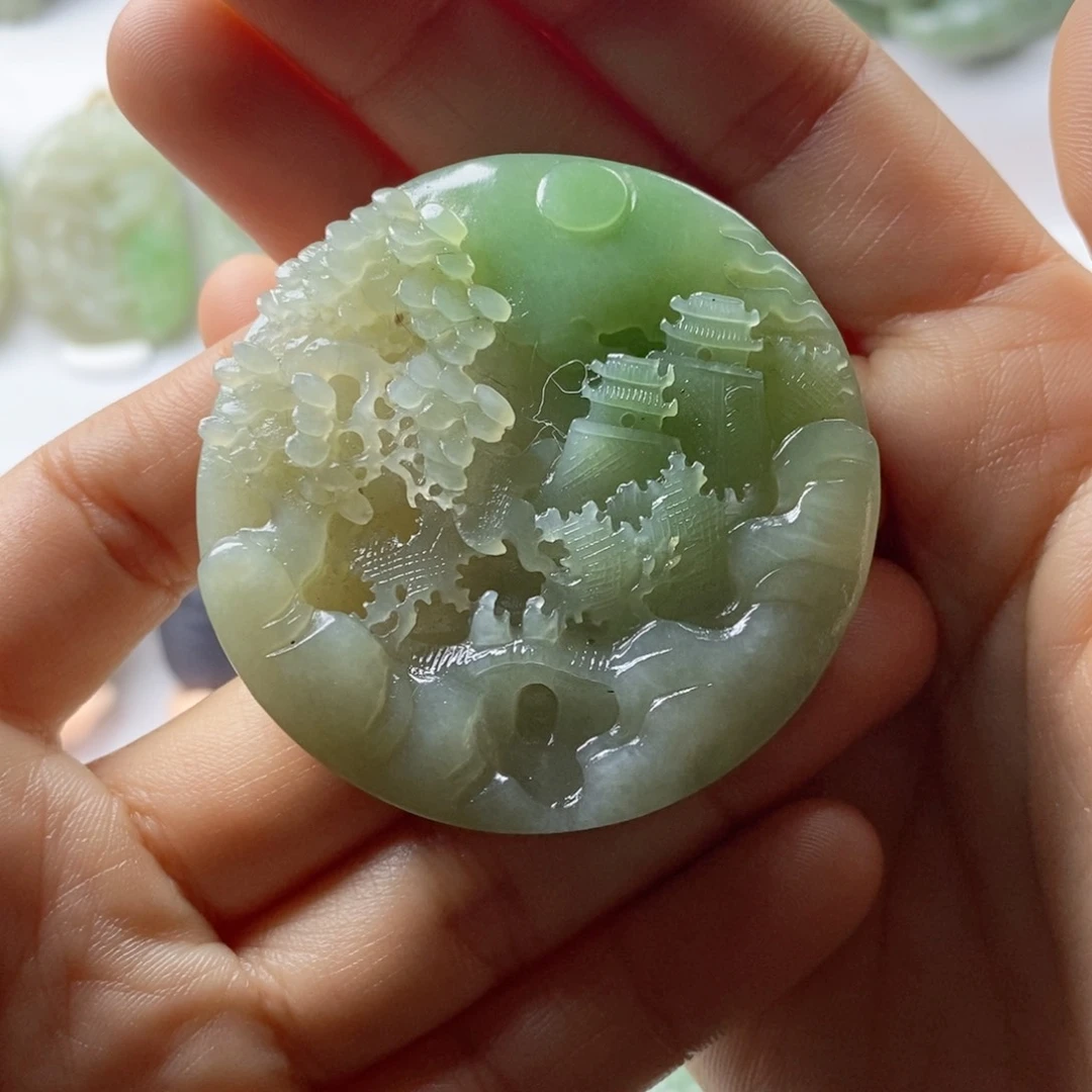 未镶嵌和田玉挂件