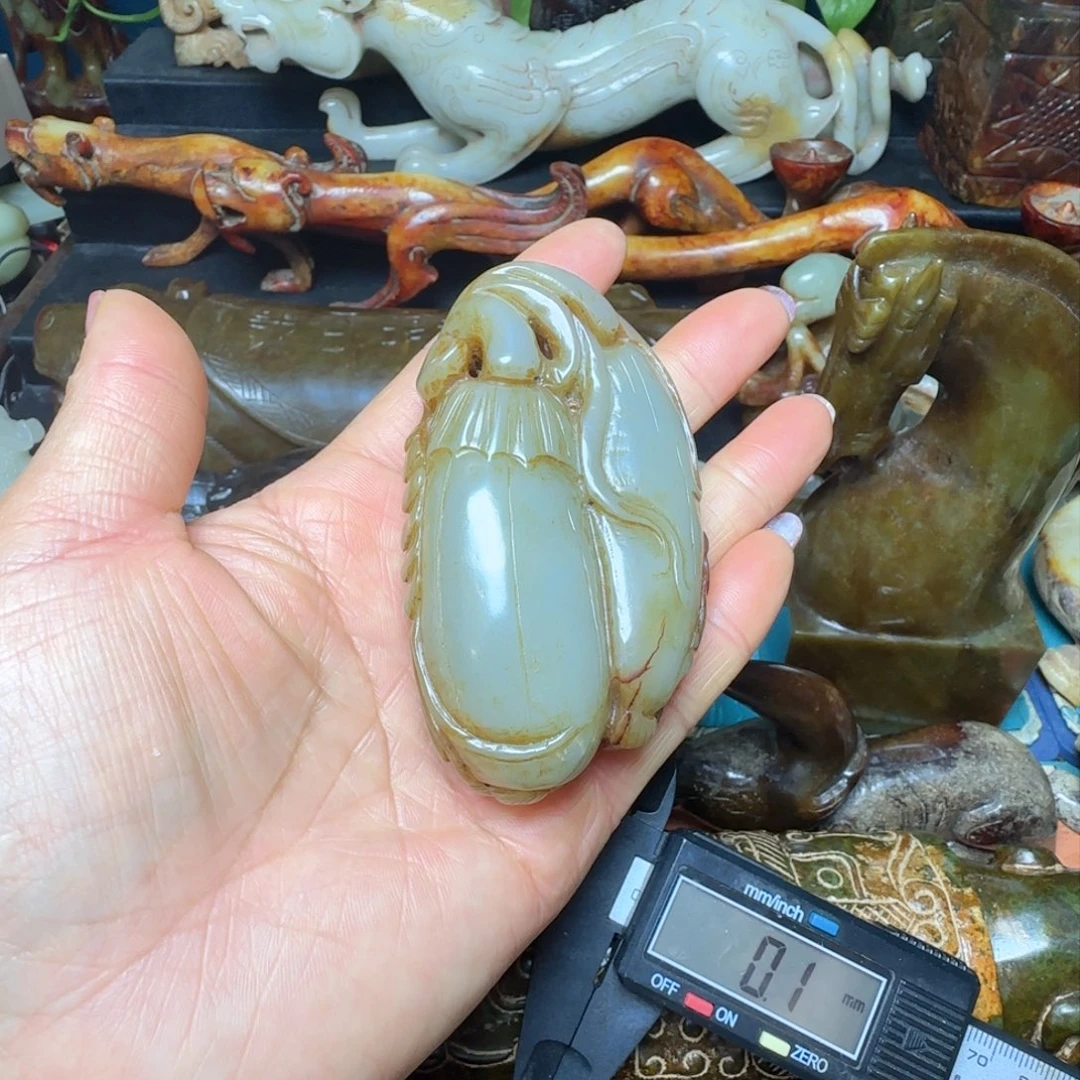 和田玉把件未镶嵌