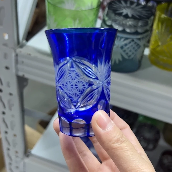 手柄款水晶玻璃微瑕一个