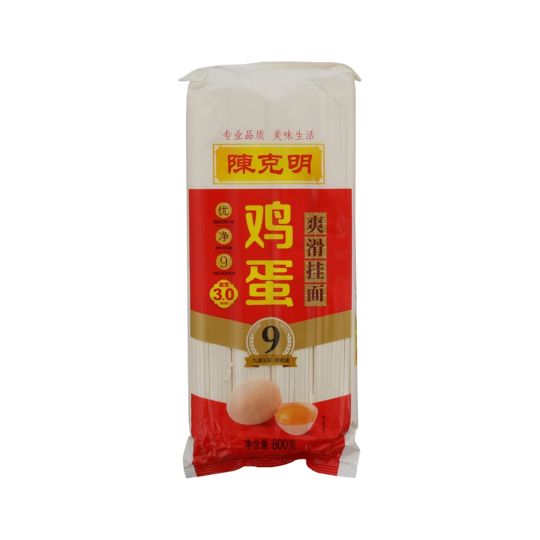 陈克明鸡蛋爽滑挂面800g