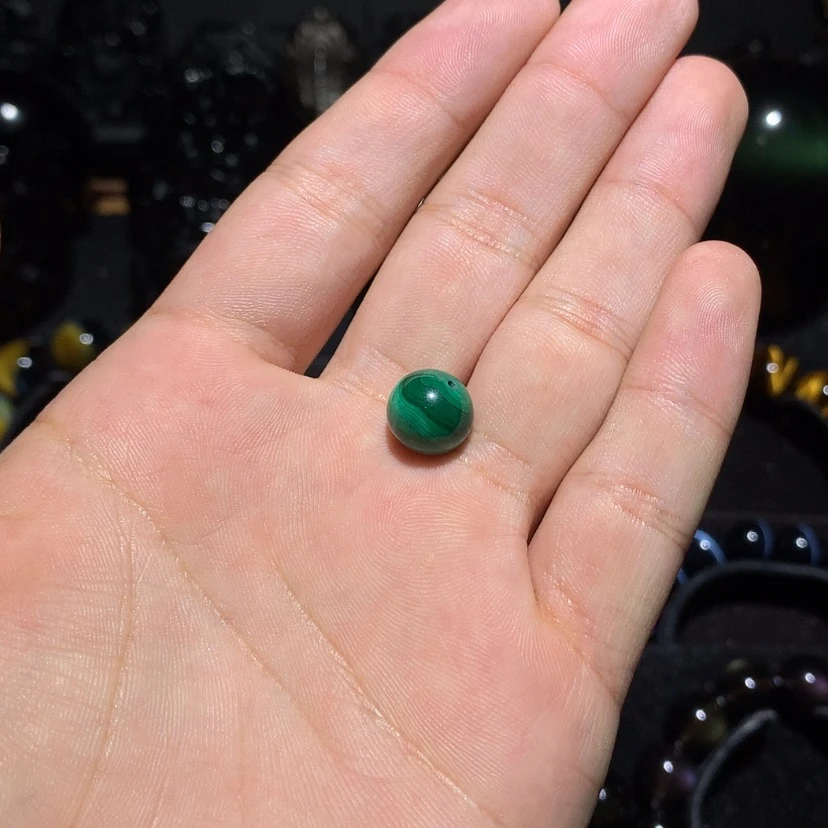 【闪购商品】未镶嵌孔雀石单珠