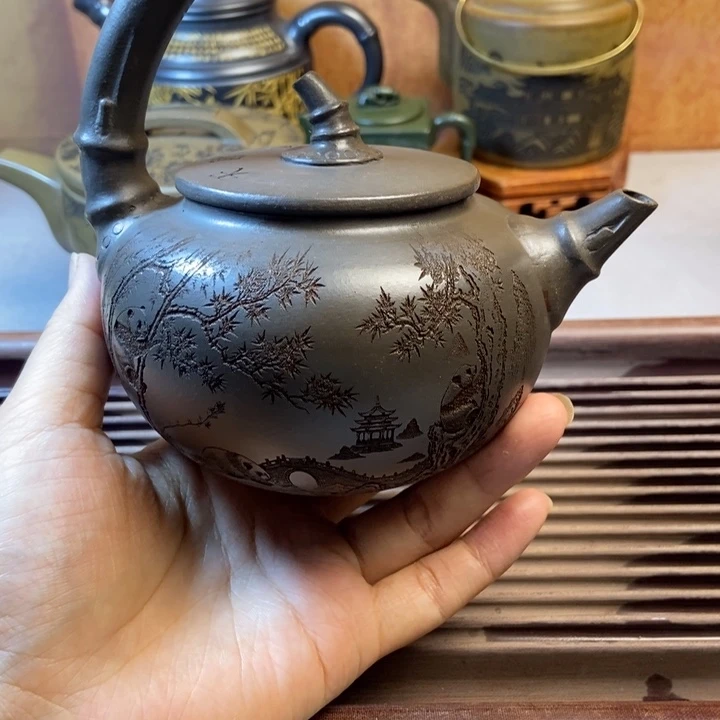 茶壶紫砂紫砂全手工