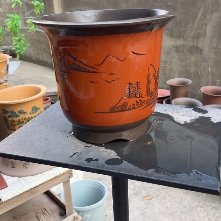 高度21口径24 紫砂花盆