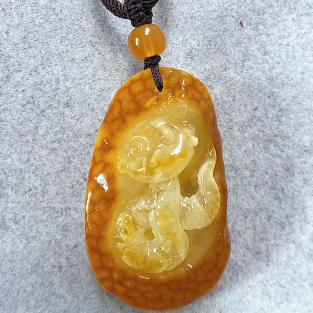 蜜蜡项链未镶嵌蜜蜡吊坠