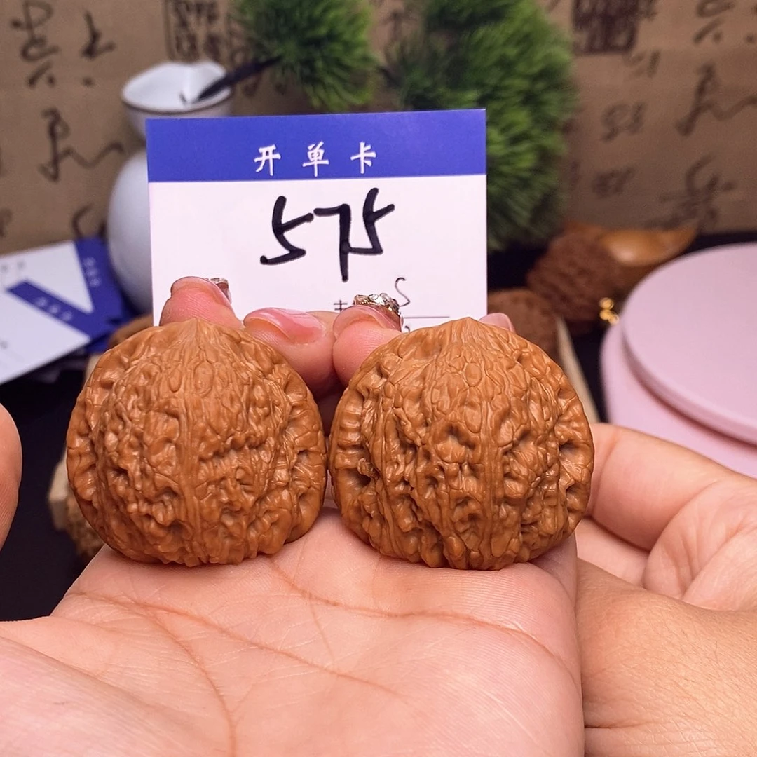 桃核吊坠绣球42有修s
