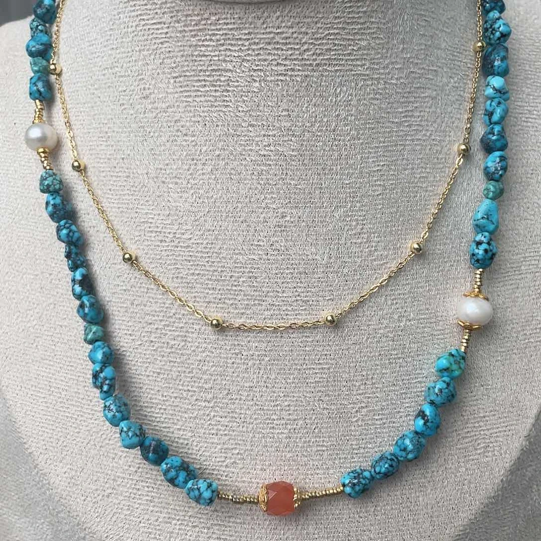 未镶嵌绿松石珠宝奇石