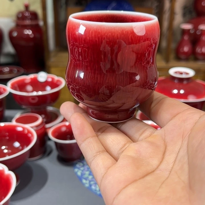 景德镇陶瓷花生杯