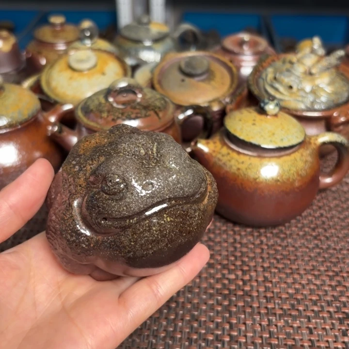 茶杯紫砂上**狗金蟾大大