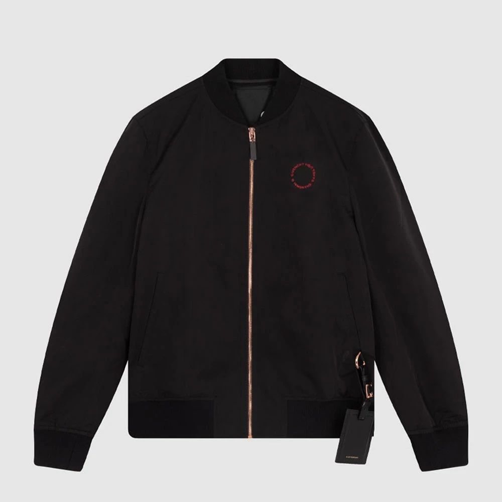 G GIVENCHYlogo刺绣图案印花拉链男士休闲夹克外套GHH1352039017