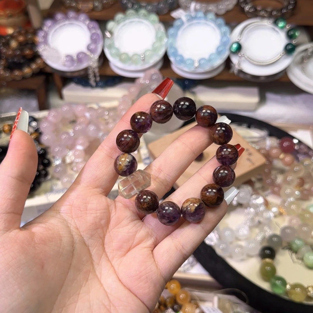 水晶手链未镶嵌橘**?