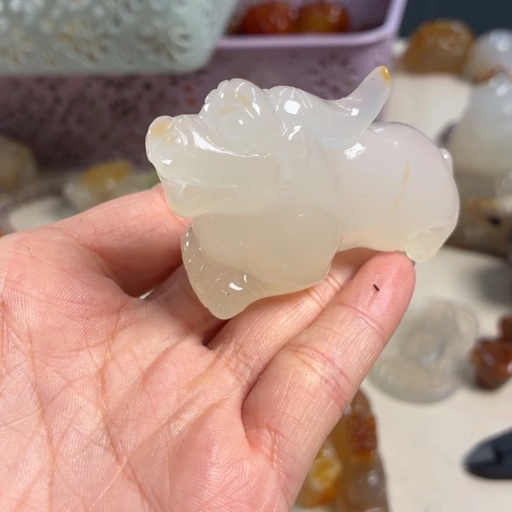 玛瑙/玉髓未镶嵌吊坠(不含链)