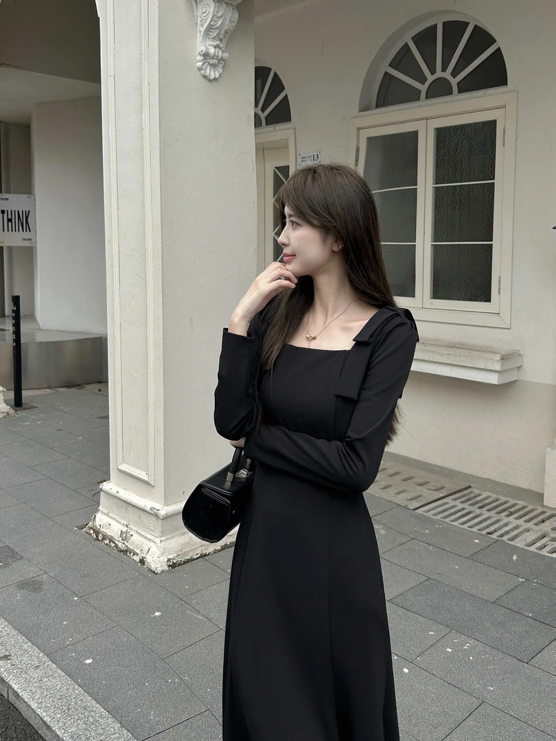 衣凡86109长袖连衣裙秋季新款流行绝美裙子
